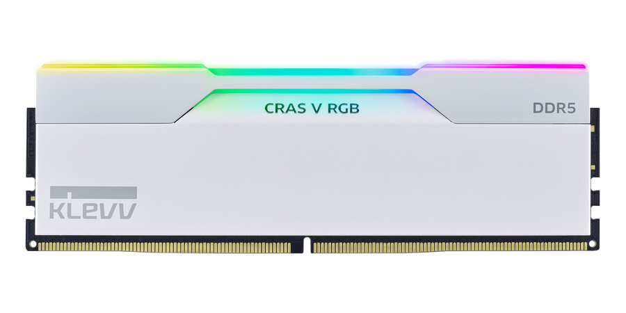 KLEVV CRAS V RGB 32GB (2x16GB) DDR5-6000 CL28 White (KD5AGU880-60B280J) — 1