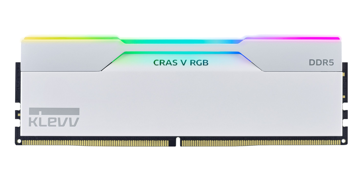 KLEVV CRAS V RGB 32GB (2x16GB) DDR5-8000 CL38 White — 1