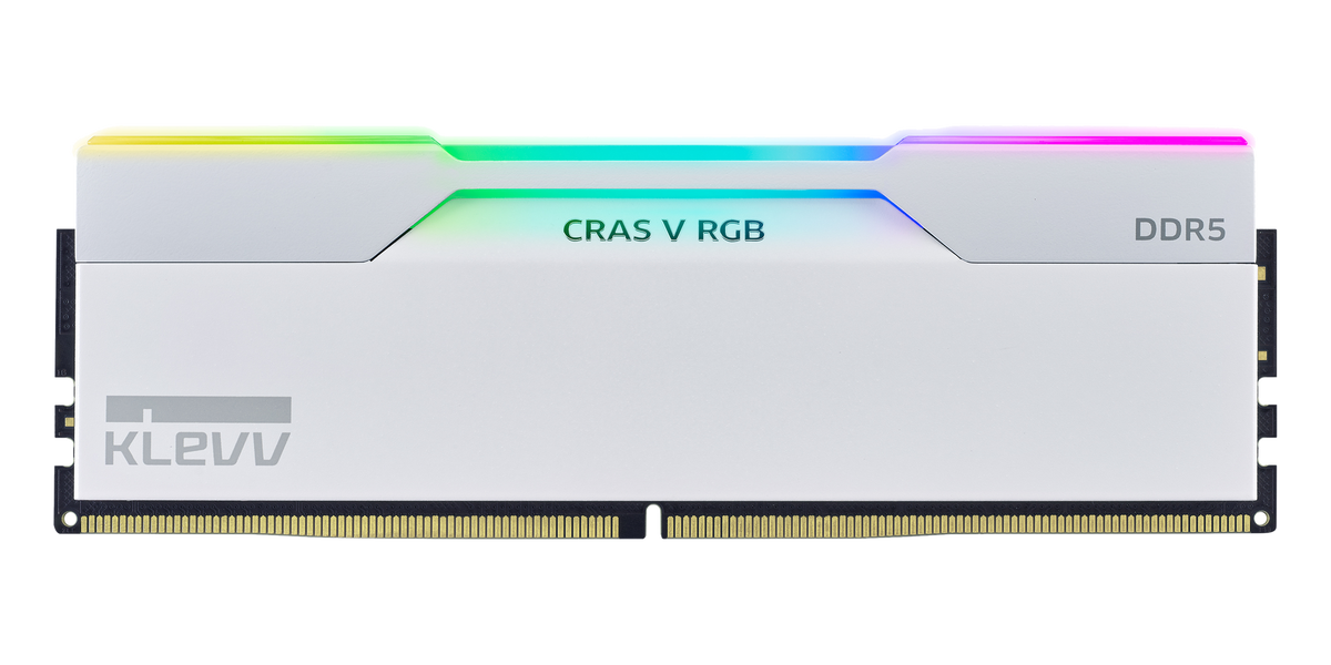 KLEVV CRAS V RGB 48GB (2x24GB) DDR5-8000 CL38 White — 1