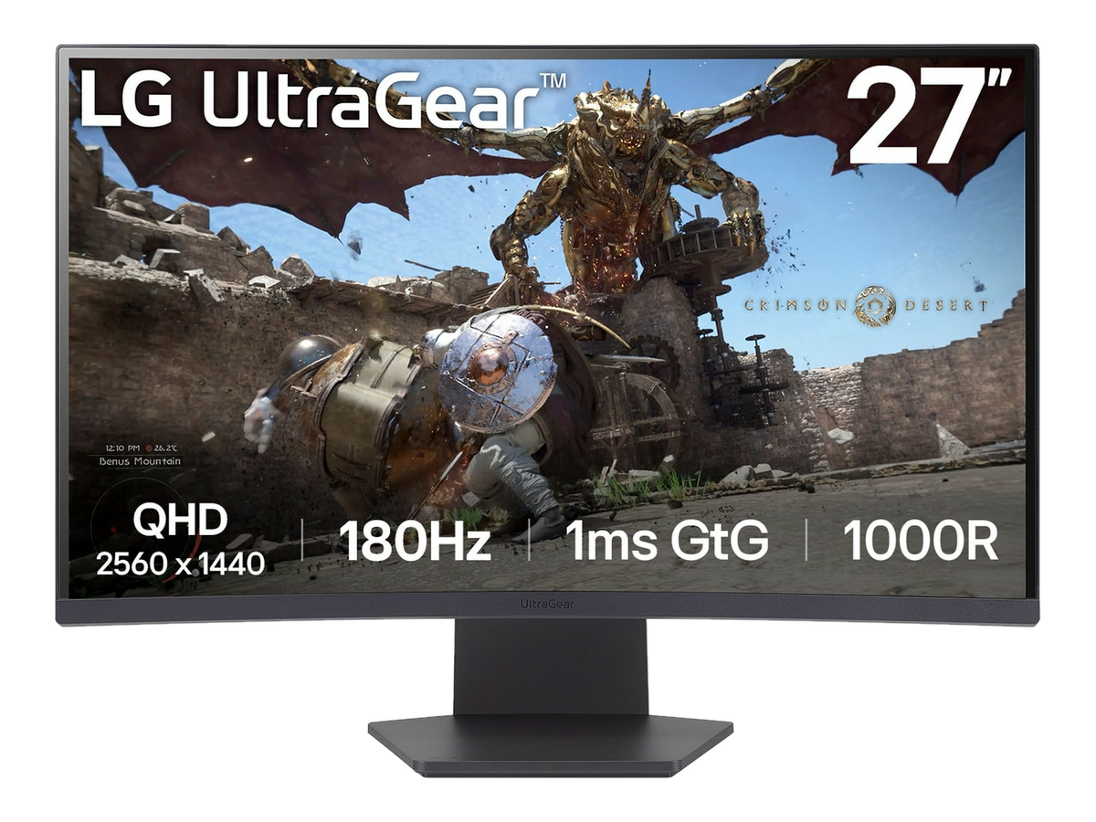 LG UltraGear 27GS60QC-B 27″ QHD 180Hz VA — 1