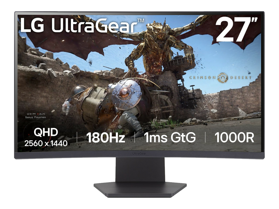 LG UltraGear 27GS60QC-B 27″ QHD 180Hz VA