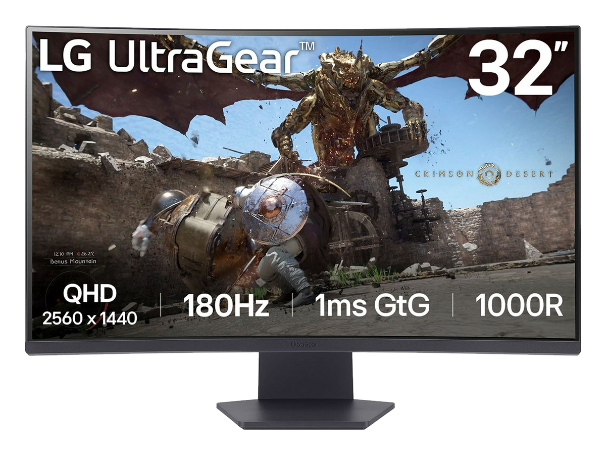 LG UltraGear 32GS60QC-B 32″ QHD 180Hz VA — 1