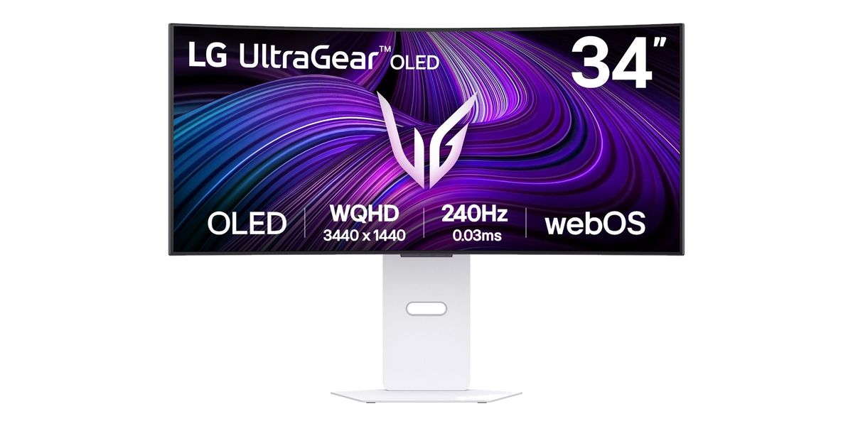 LG UltraGear 34GX90SA-W 34″ UWQHD 240Hz OLED — 1