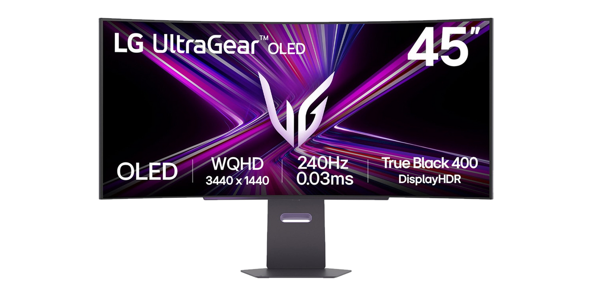 LG UltraGear 45GX900A-B 45″ UWQHD 240Hz OLED — 1