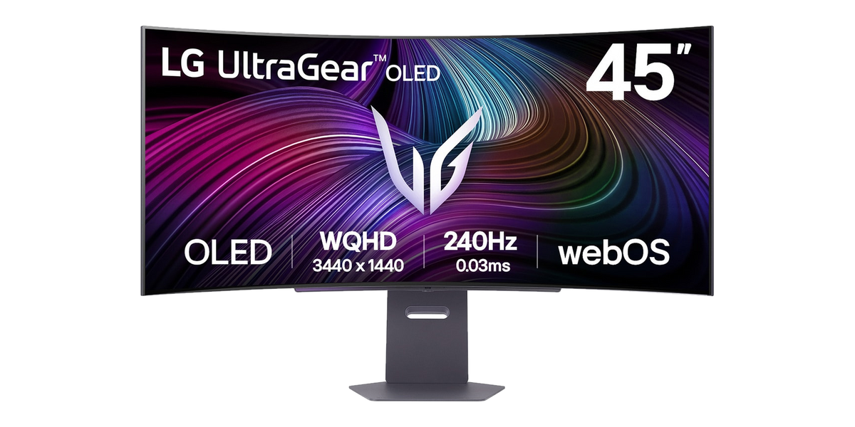LG UltraGear 45GX90SA-B 45″ UWQHD 240Hz OLED — 1