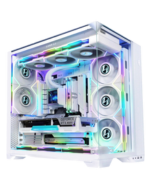Lian Li O11 Vision Compact Mid Tower White — 3
