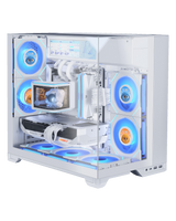 Lian Li O11 Vision-M Digital Micro-ATX Tower White — 1