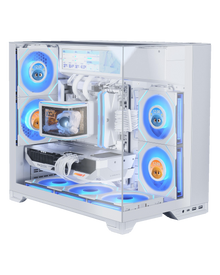 Lian Li O11 Vision-M Digital Micro-ATX Tower White — 1