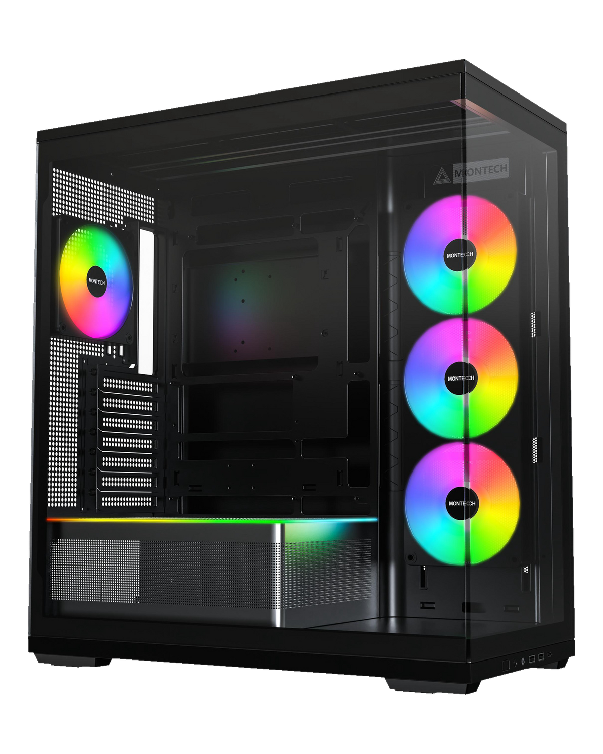 Montech TG3 Black Mid Tower — 1