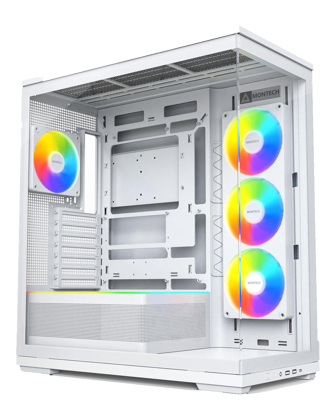 Montech TG3 White Mid Tower — 1