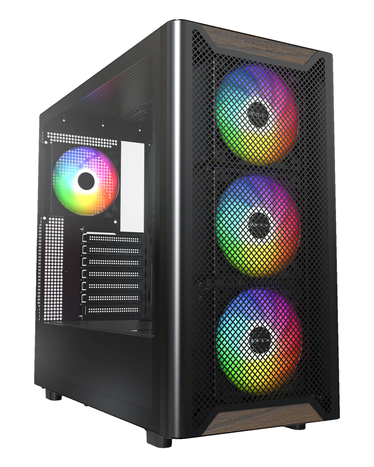 Montech XR Wood Black Mid Tower — 1