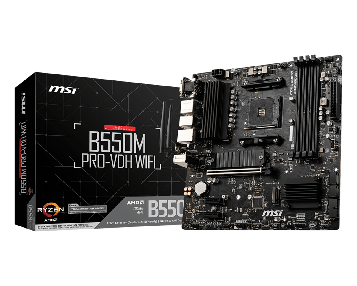 MSI B550M PRO-VDH WIFI — 1