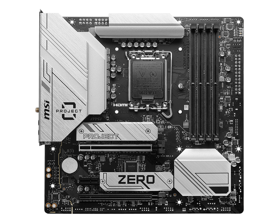 MSI B760M PROJECT ZERO — 1