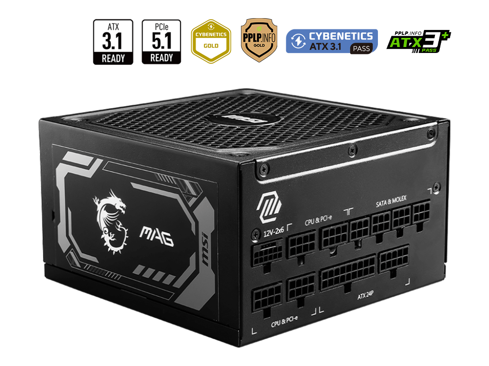 MSI MAG 1250W 80+ Gold — 1