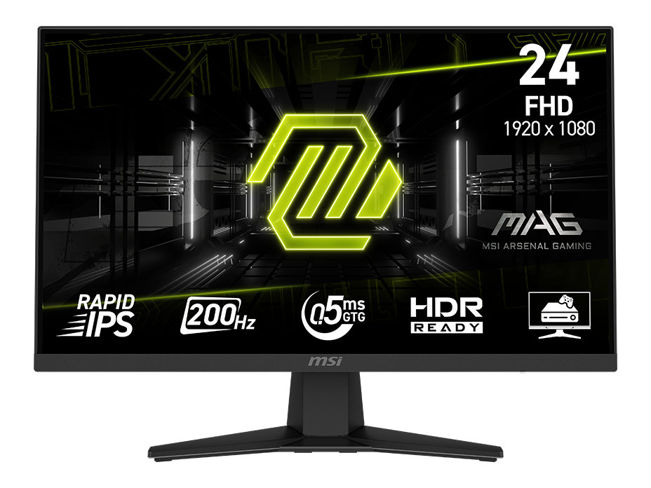 MSI MAG 244F 24″ FHD 200Hz Rapid IPS — 1