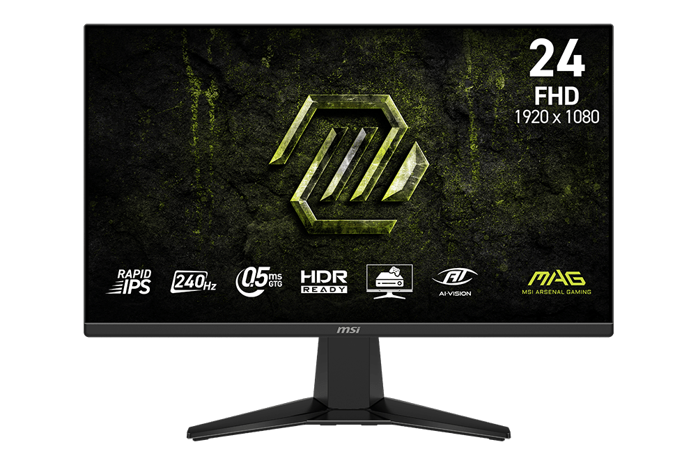 MSI MAG 245F X24 24″ FHD 240Hz Rapid IPS — 1