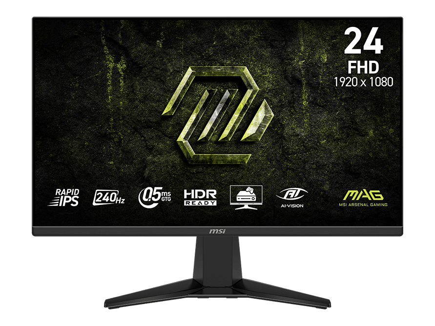 MSI MAG 245F X24 24″ FHD 240Hz Rapid IPS — 1