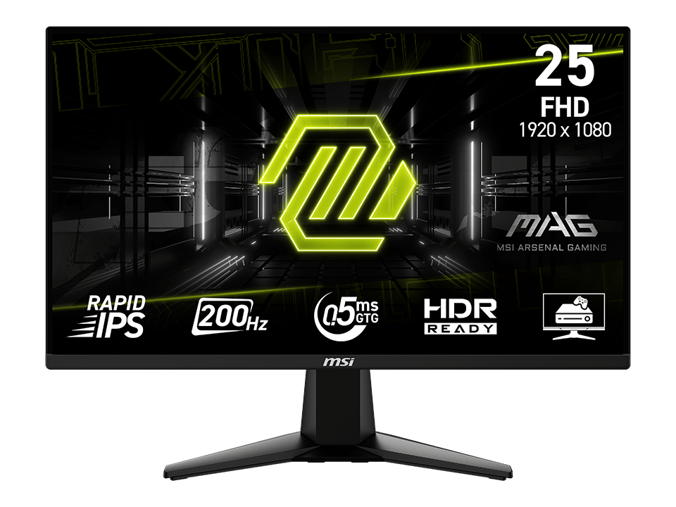MSI MAG 255F E20 25″ FHD 200Hz Rapid IPS — 1