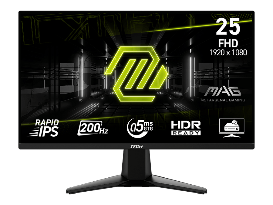 MSI MAG 255F E20 25″ FHD 200Hz Rapid IPS — 1