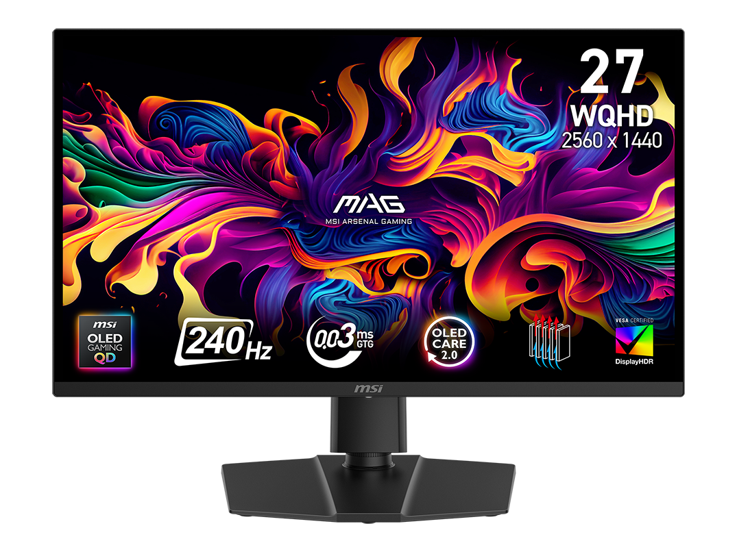 MSI MAG 271QP QD-OLED X24 27″ QHD 240Hz — 1
