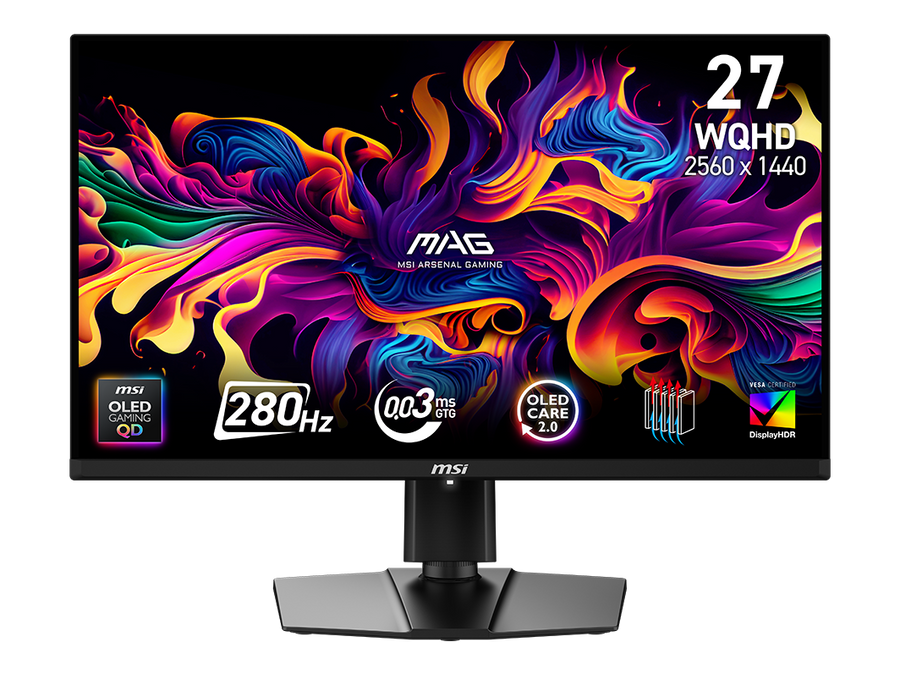 MSI MAG 271QP QD-OLED X28 27″ QHD 280Hz — 1