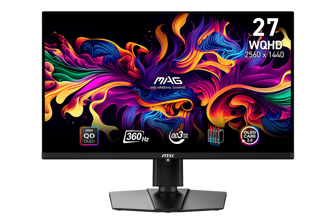 MSI MAG 271QPX QD-OLED 27″ QHD 360Hz — 1