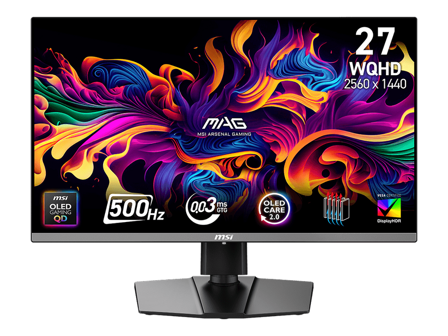 MSI MAG 272QP QD-OLED X50 27″ QHD 500Hz — 1