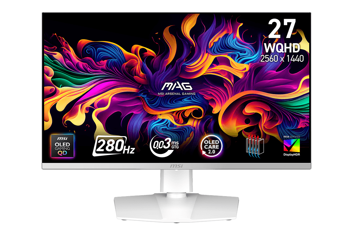 MSI MAG 272QPW QD-OLED X28 27″ QHD 280Hz — 1