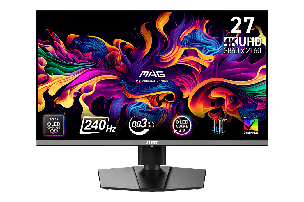 MSI MAG 272UP QD-OLED X24 27″ 4K 240Hz — 1