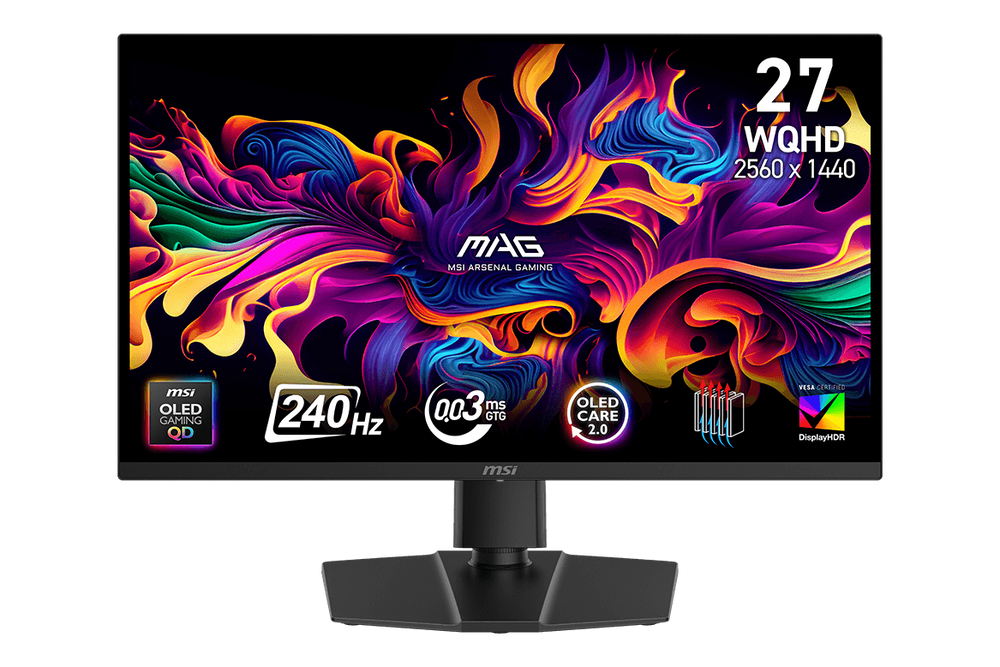 MSI MAG 273QP QD-OLED X24 27″ QHD 240Hz — 1