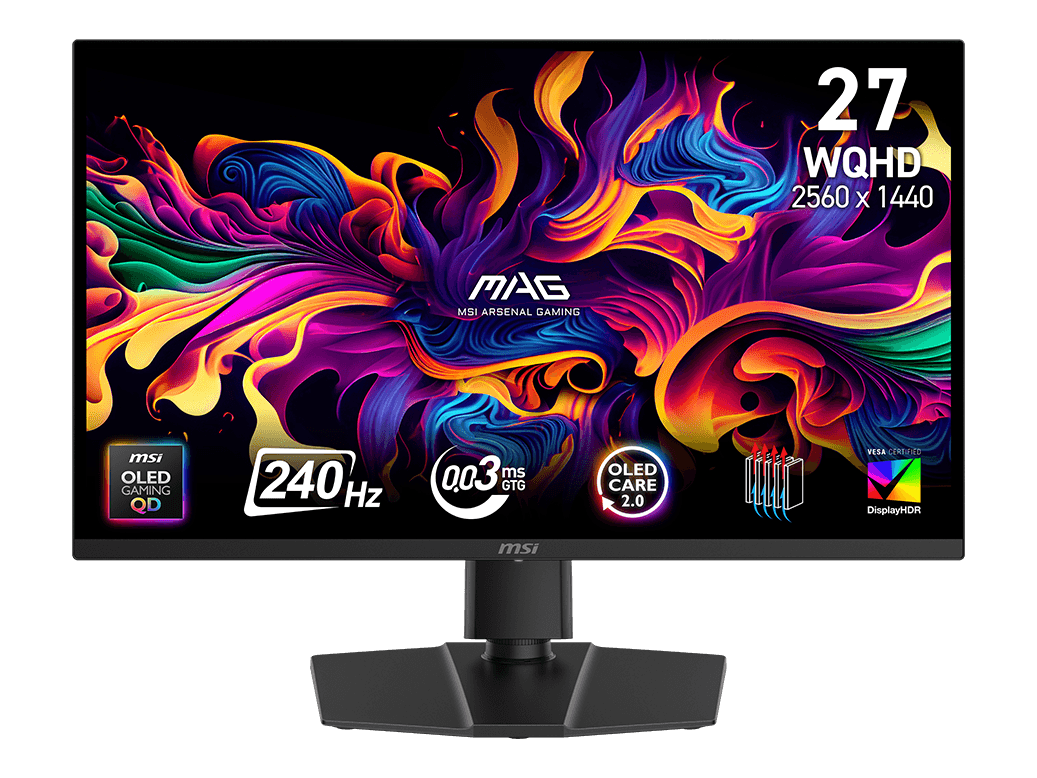 MSI MAG 273QP QD-OLED X24 27″ QHD 240Hz — 1