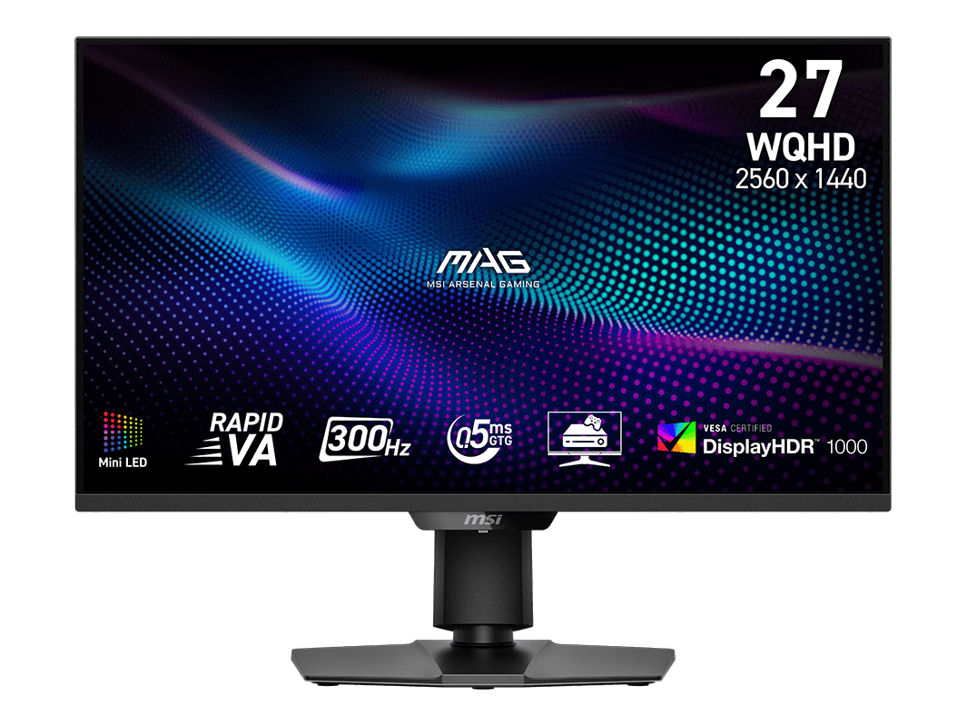 MSI MAG 274QPF X30MV 27″ QHD 300Hz Mini-LED VA — 1