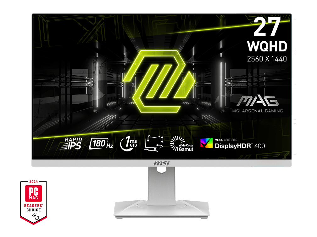 MSI MAG 274QRFW 27″ QHD 180Hz Rapid IPS — 1