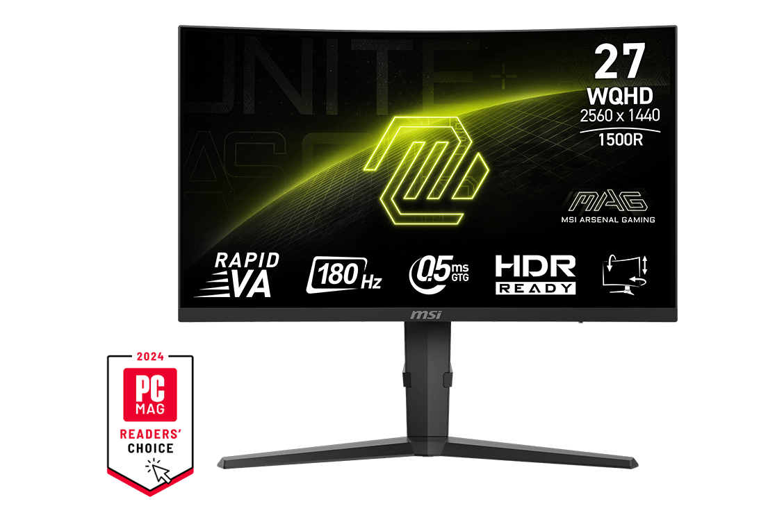 MSI MAG 275CQPF 27″ QHD 180Hz VA — 1