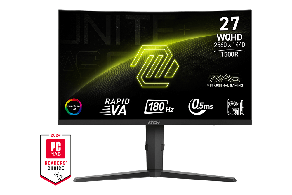 MSI MAG 275CQRF QD E2 27″ QHD 180Hz VA — 1