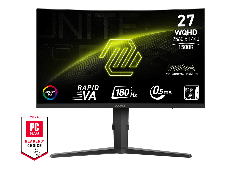 MSI MAG 275CQRF QD E2 27″ QHD 180Hz VA — 1