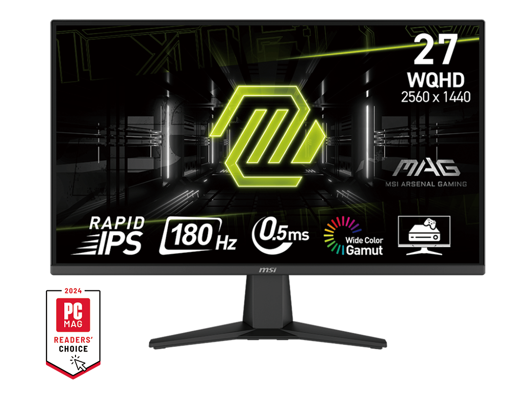 MSI MAG 275QF 27″ QHD 180Hz Rapid IPS — 1