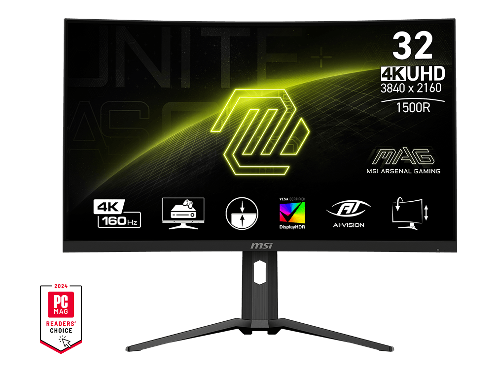 MSI MAG 321CUP 32″ 4K 160Hz VA — 1