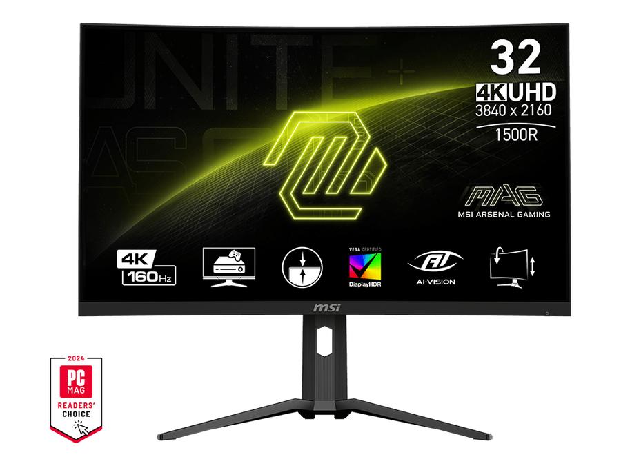 MSI MAG 321CUP 32″ 4K 160Hz VA — 1