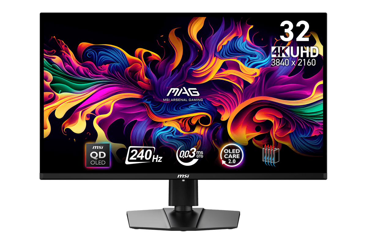 MSI MAG 321UPX QD-OLED 32″ 4K 240Hz — 1