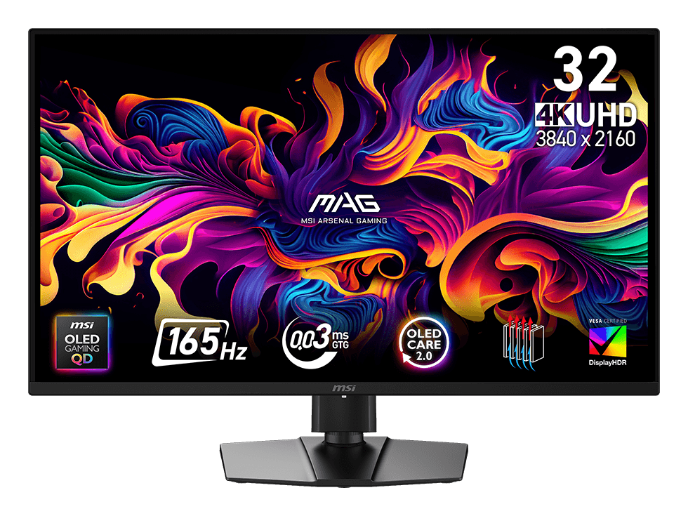 MSI MAG 322UP QD-OLED E16 32″ 4K 165Hz — 1