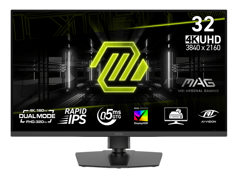 MSI MAG 322URDF E16 32″ 4K 320Hz Rapid IPS — 1