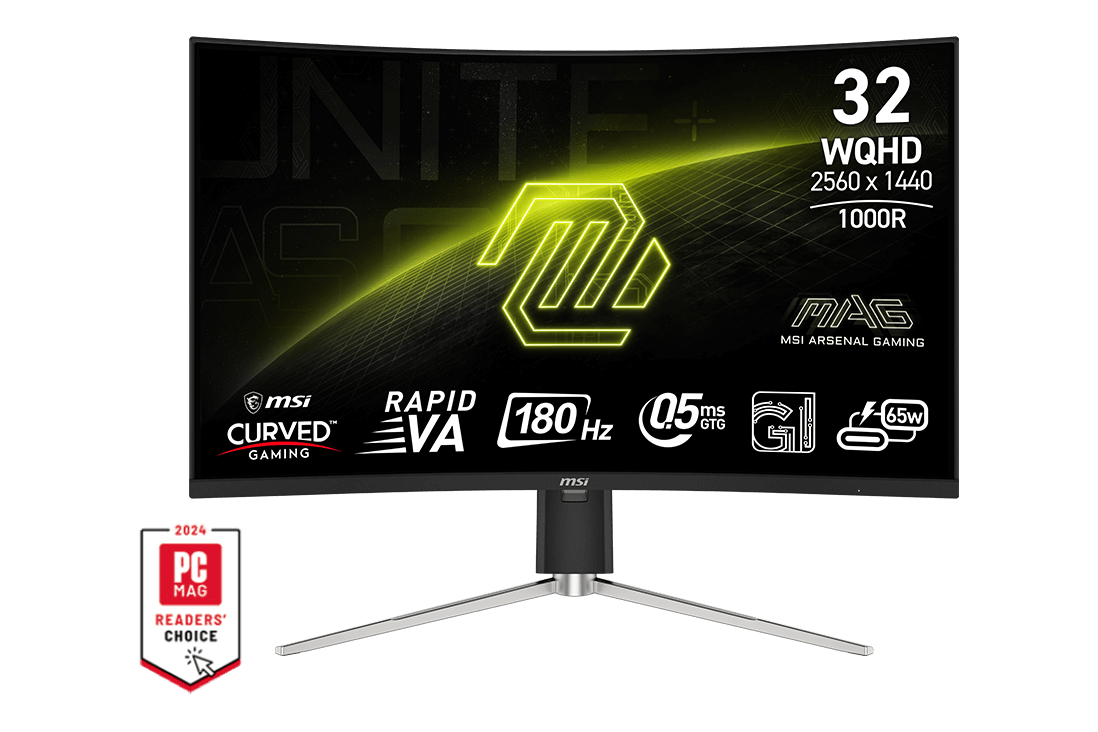 MSI MAG 325CQRF QD E2 32″ QHD 180Hz VA — 1