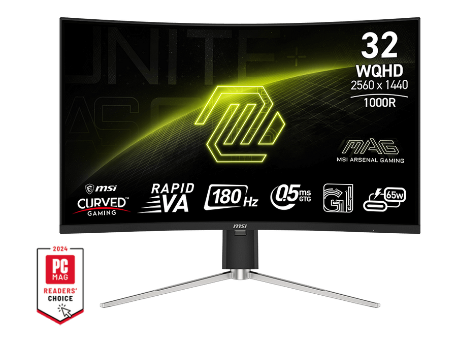 MSI MAG 325CQRF QD E2 32″ QHD 180Hz VA — 1