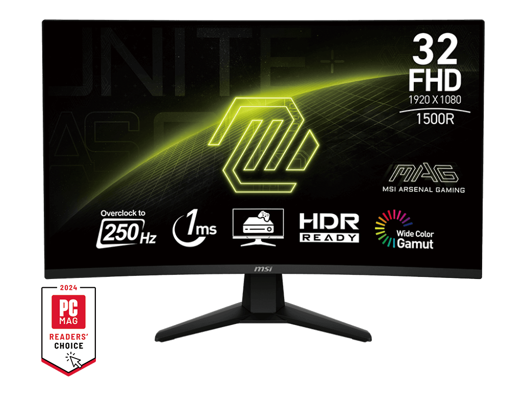 MSI MAG 32C6X 32″ FHD 250Hz VA — 1