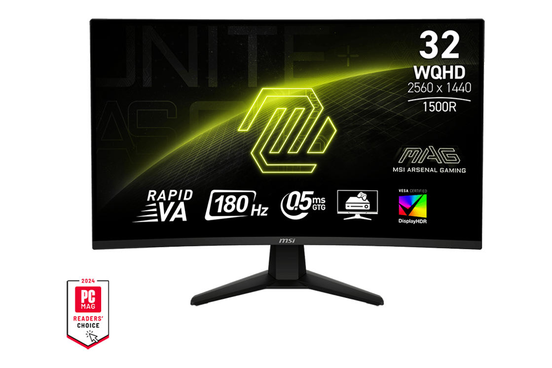 MSI MAG 32CQ6F 32″ QHD 180Hz VA — 1