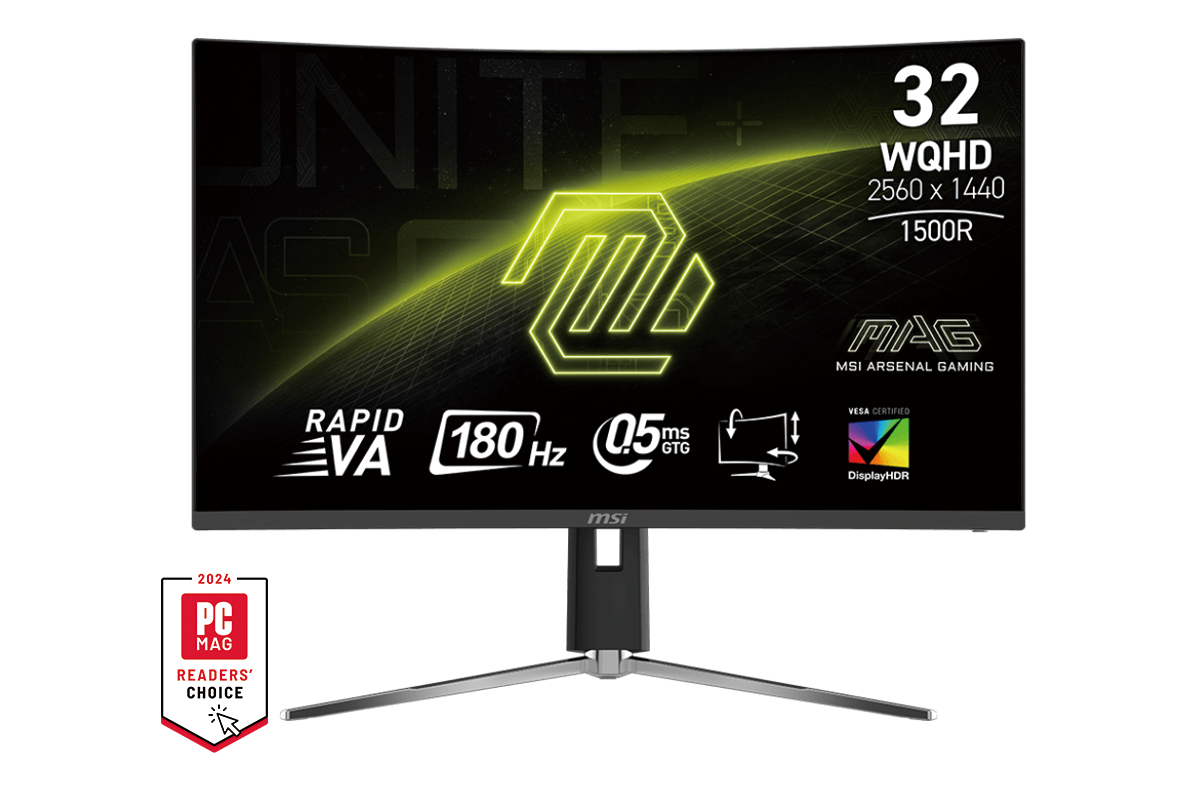 MSI MAG 32CQ6PF 32″ QHD 180Hz VA — 1
