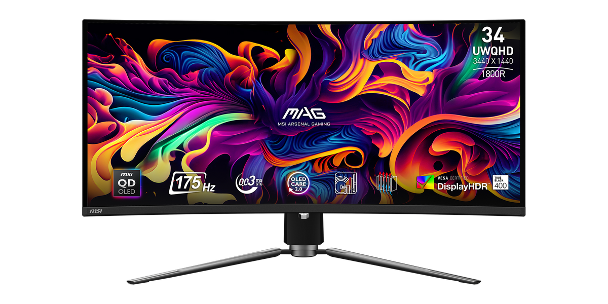 MSI MAG 341CQP QD-OLED 34″ UWQHD 175Hz — 1