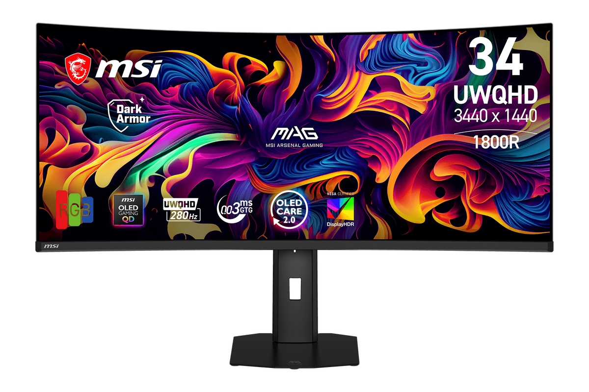 MSI MAG 341CQP QD-OLED X28 34″ UWQHD 280Hz — 1