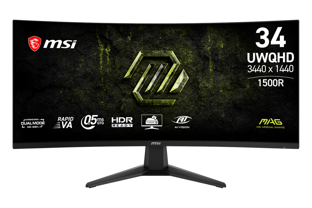 MSI MAG 346CQDF E20 34″ UWQHD 400Hz VA — 1